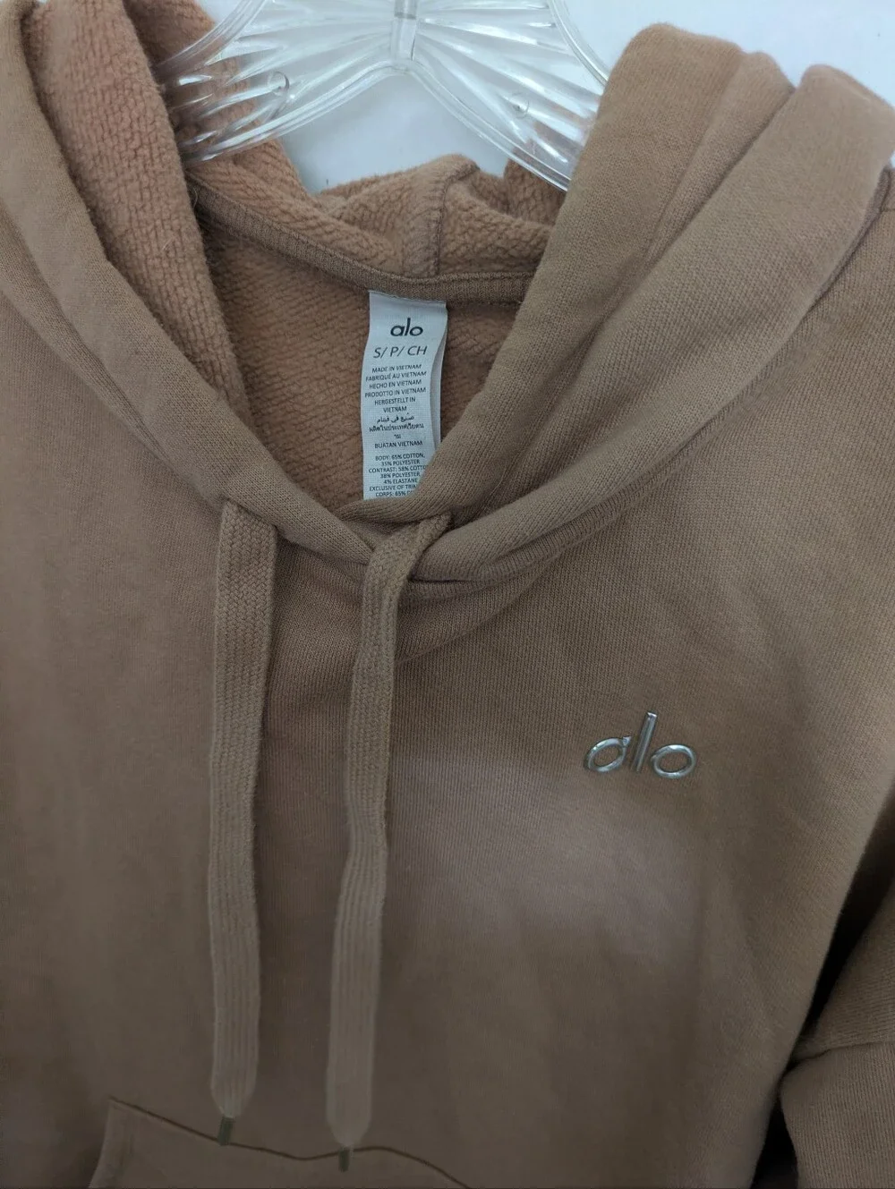 Alo Hoodie Brown Size Small